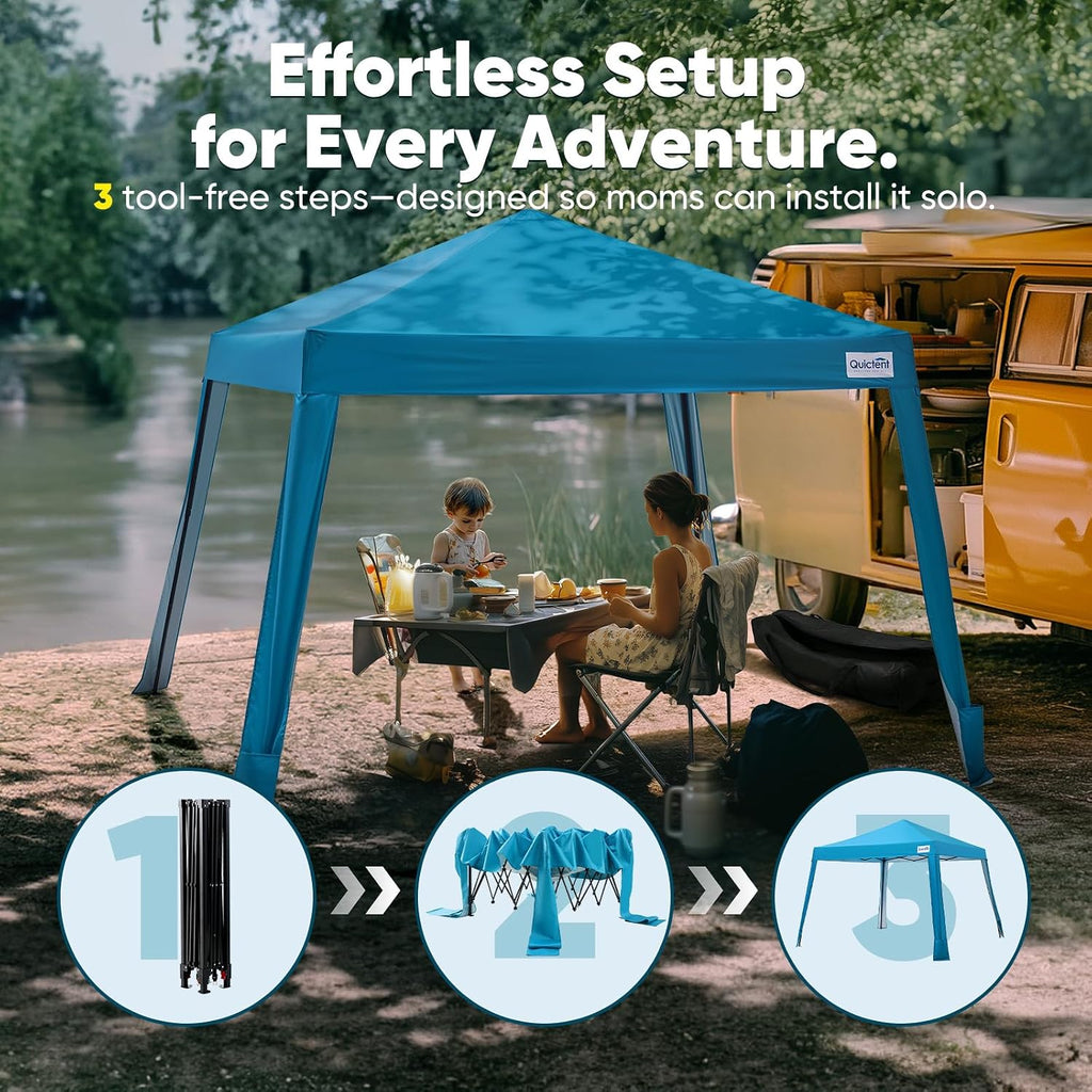 10x10 Pop Up Canopy Tent Lightweight, Portable, and Versatile and Sporting Events with Sun Protection and Easy Setup