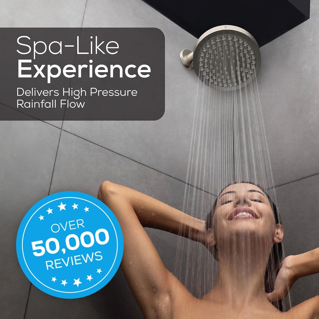 Shower Head - High Pressure Rain - Premium Quality Luxury Design