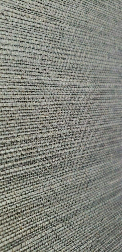 Wallpaper Rolls Grass Cloth Charcoal Gray Taupe sisal Natural Real grasscloth Plain wallcoverings