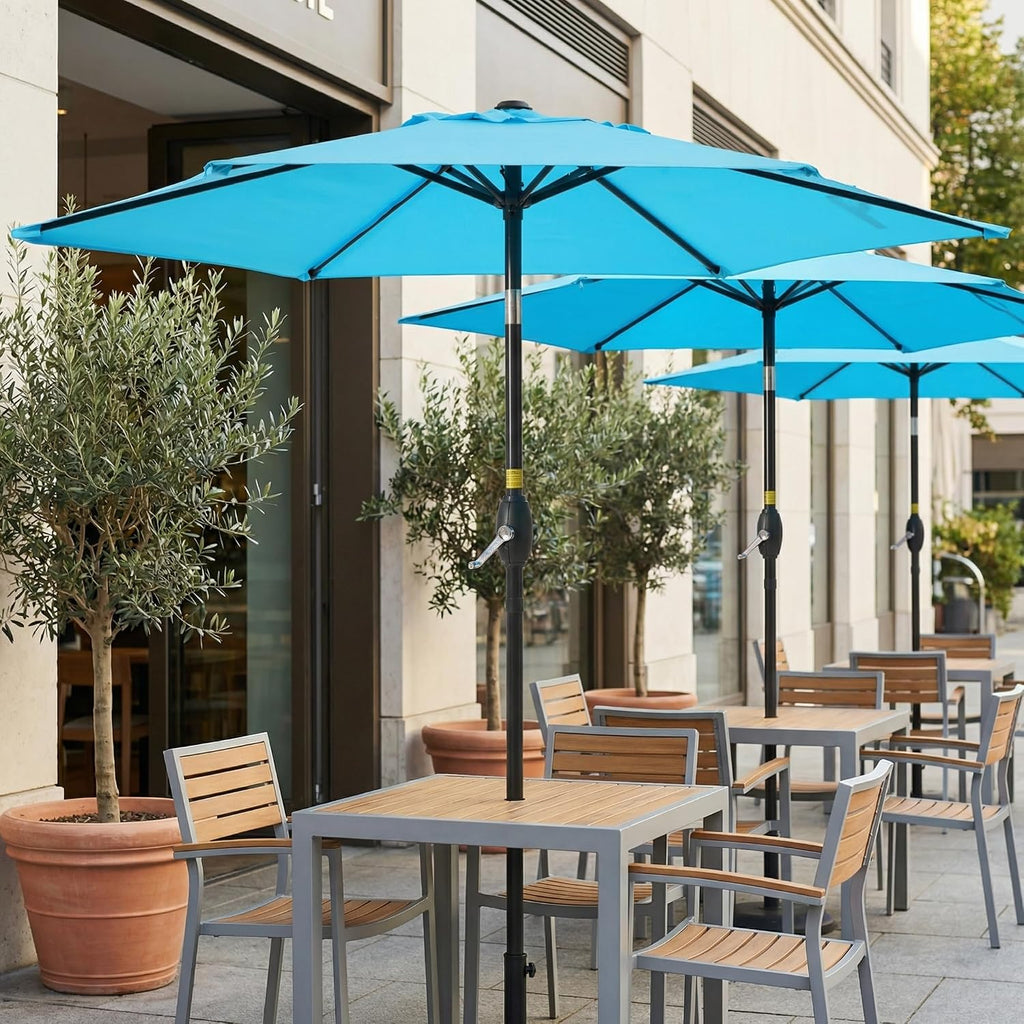 Outdoor Patio Umbrella, 7.5' Patio Umbrella, Market Umbrella, Large Outdoor Umbrella