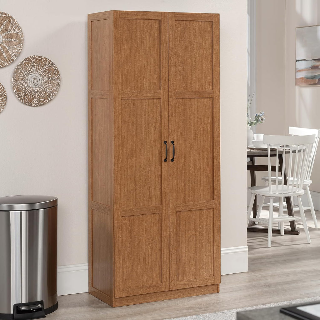 Select Storage Cabinet, Pantry Cabinet Kitchen Storage with Adjustable Shelves, Bathroom Storage Cabinet, in Highland