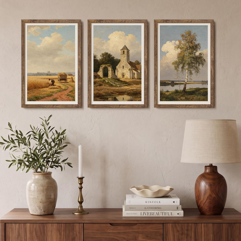 12x18 Picture Frame, Wall Decor Poster Frames, Rustic Brown 1Pack