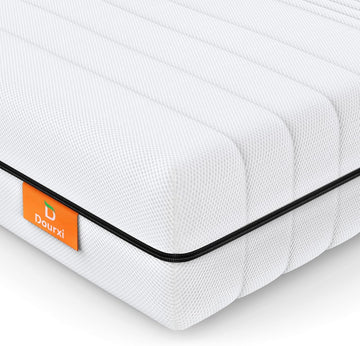 Crib Mattress, Breathable Dual Sided Memory Foam Toddler Mattress | Breathe-through 3D Spacer Cover, Removable &