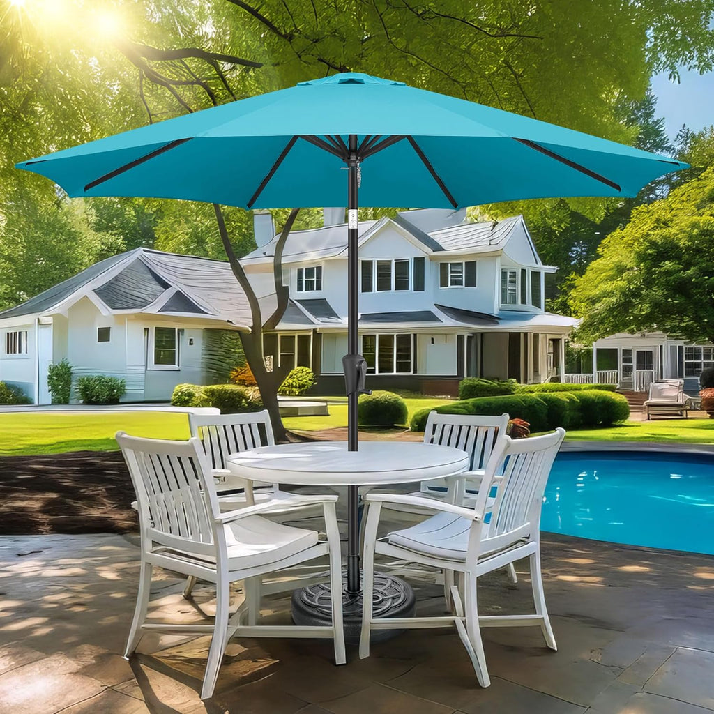 Patio Umbrella Base Stand - 112 lbs 22" Fillable Outdoor Umbrella Base