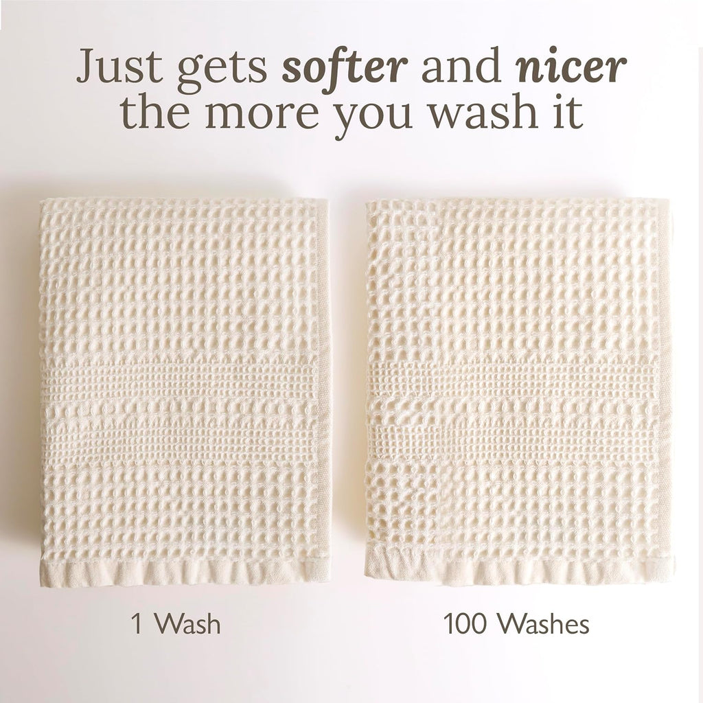 Waffle Bath Sheet Large Bath Towels Quick Dry Thin Body Towels, 40x80 Oversized Bath Towels for Adults, Classic Style