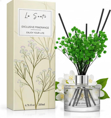 Reed Diffuser Set, White Jasmine 6.7 fl oz/ 200 ml