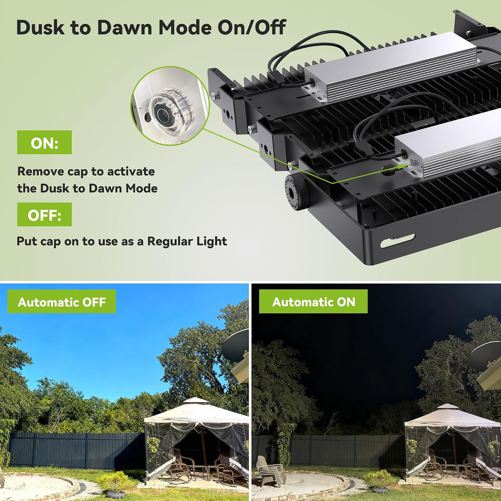 Pro 6 Series 400W 60,000LM LED Stadium Light Outdoor Flood Light, ETL Certified, 100V-277V, 5000K Daylight IP66