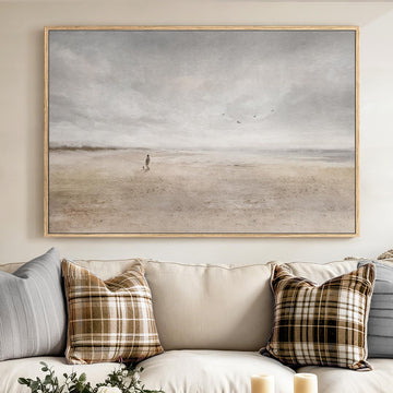 Large Framed Jesus Leaves the 99 Sheep Wall Art, 32x48 in