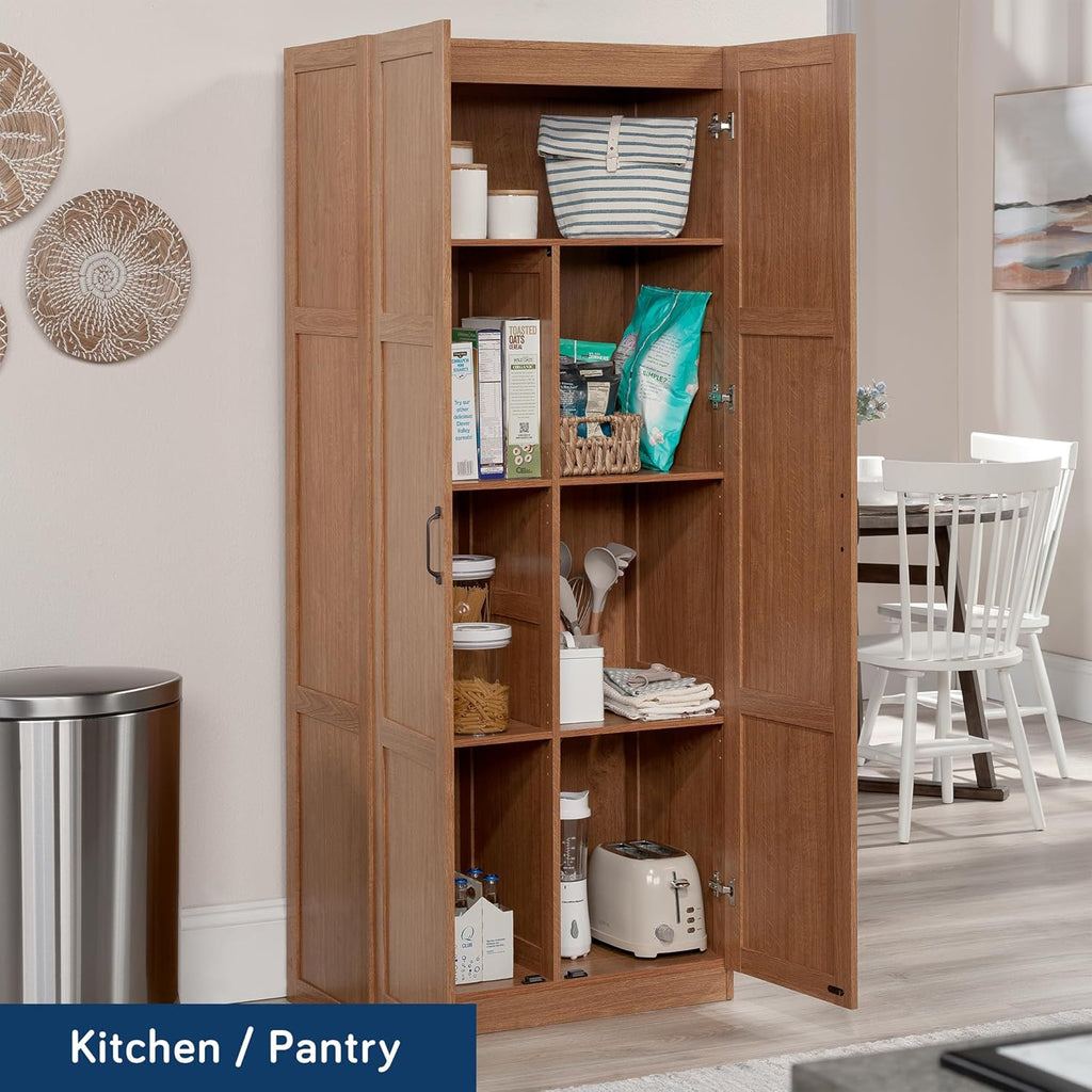 Select Storage Cabinet, Pantry Cabinet Kitchen Storage with Adjustable Shelves, Bathroom Storage Cabinet, in Highland