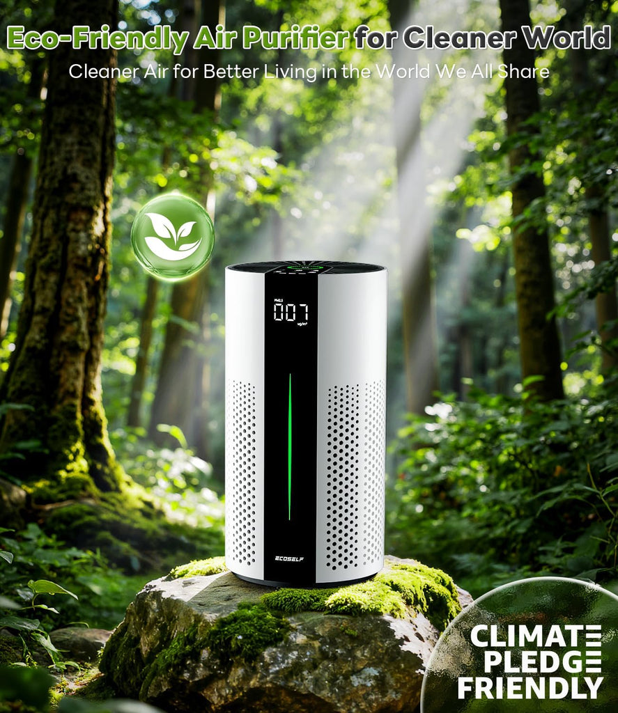 Air Purifiers for Bedroom, Air Purifiers for Bedroom 360° Air Intake with Smart Auto Mode, HEPA Air 