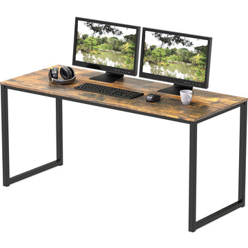 Mission 48-Inch Home Office Computer Desk, Rustic Brown
