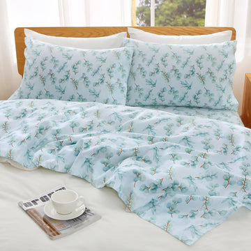 King Bed Sheet Set - 4 Piece Double Brushed Microfiber Bedding - Deep Pocket Up to 15", Ultra Soft, Breathable &