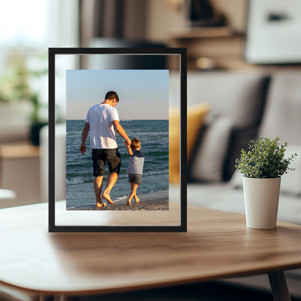 12x16 Floating Picture Frame, Black