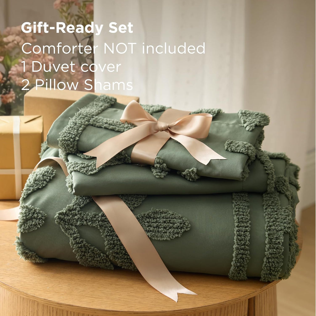 Boho Duvet Cover, Soft & Comfortable Elegant Design Boho Bedding for Decoration, Machine Washable Comforter