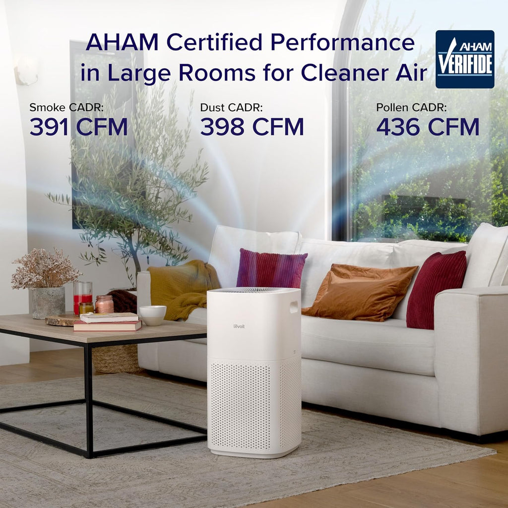 Air Purifiers for Home Large Room Up to 2933 Ft² With HEPA Sleep Mode, AHAM VERIFIDE, Smart WIFI, PM2.5 Monitor