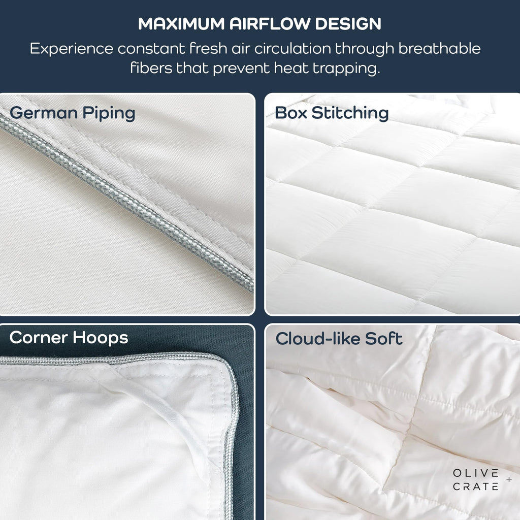 Bamboo Comforter - Extra Thick, Queen Size - (88" x 90")
