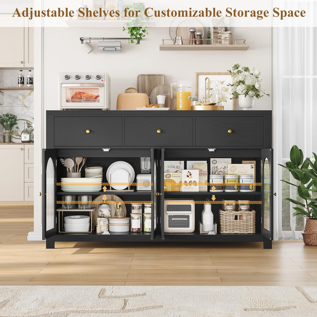 Buffet Cabinet with Storage, Kitchen Storage Cabinet