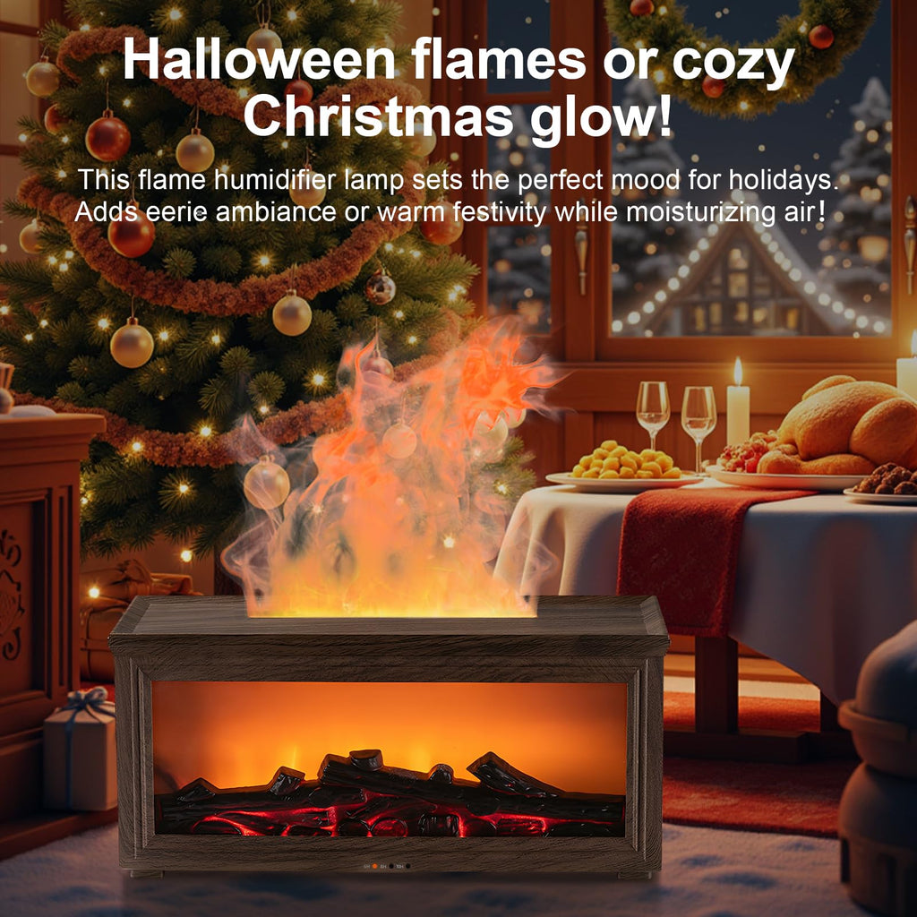 Fireplace Diffuser, Fireplace Flame Essential Oil Diffuser Humidifier