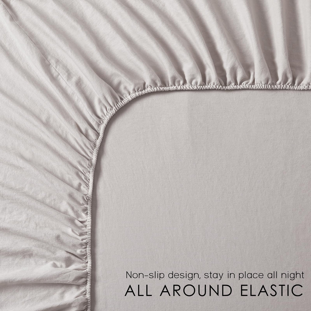 100% Organic Linen Sheets Bed Sheets for Hot Sleepers