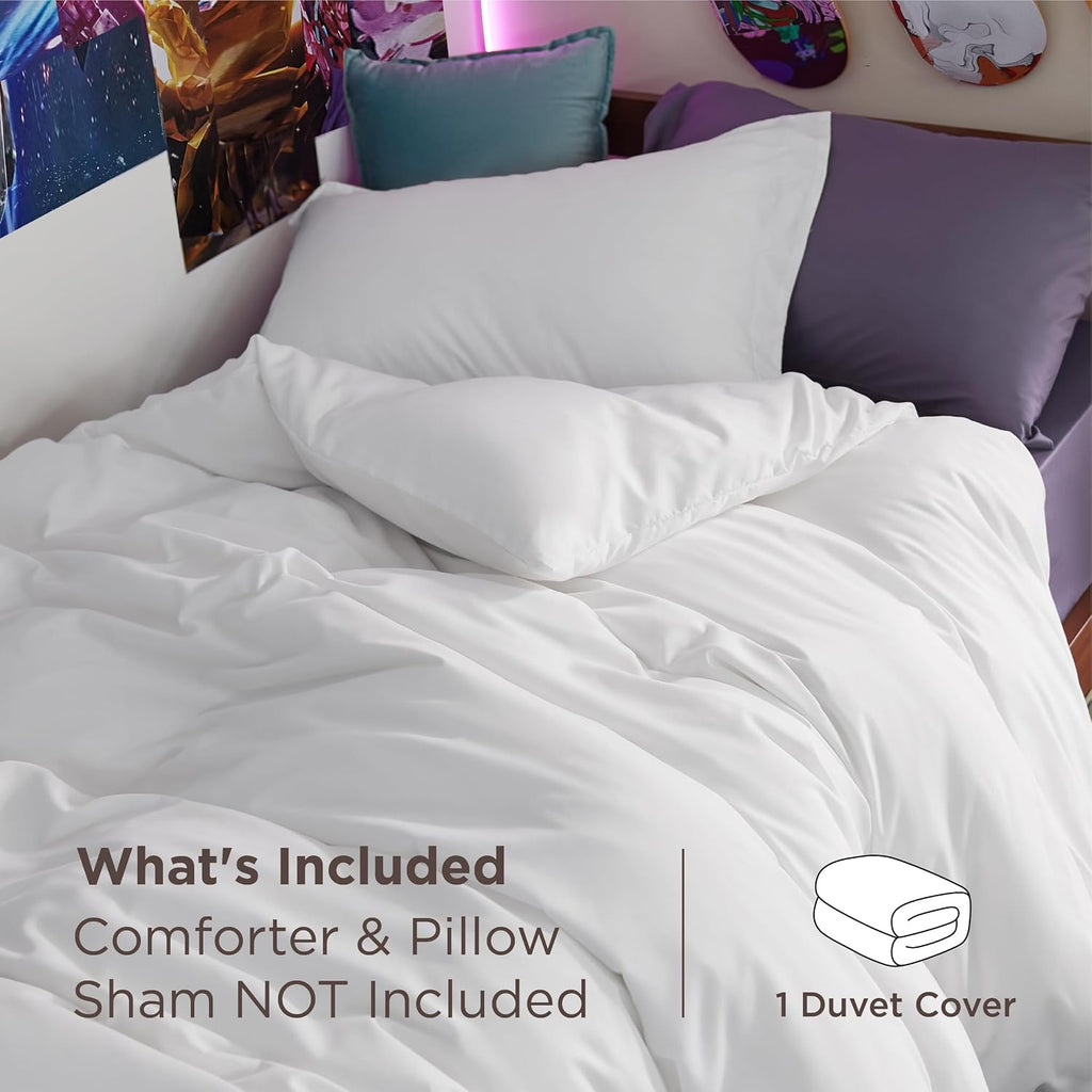 Duvet Cover King - Soft Double Brushed Bedding Set for Kids & Adults, Zipper Closure, 3 Pieces, Includes 1 Duvet - Set of 3