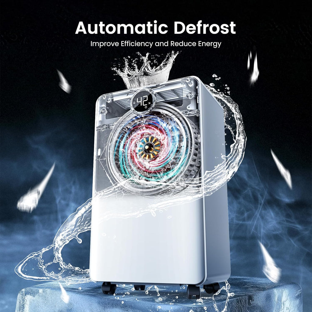 1800 Sq.Ft Dehumidifier for Basement, Quiet Dehumidifier for Home, Bedroom, Bathroom, Humidity Display