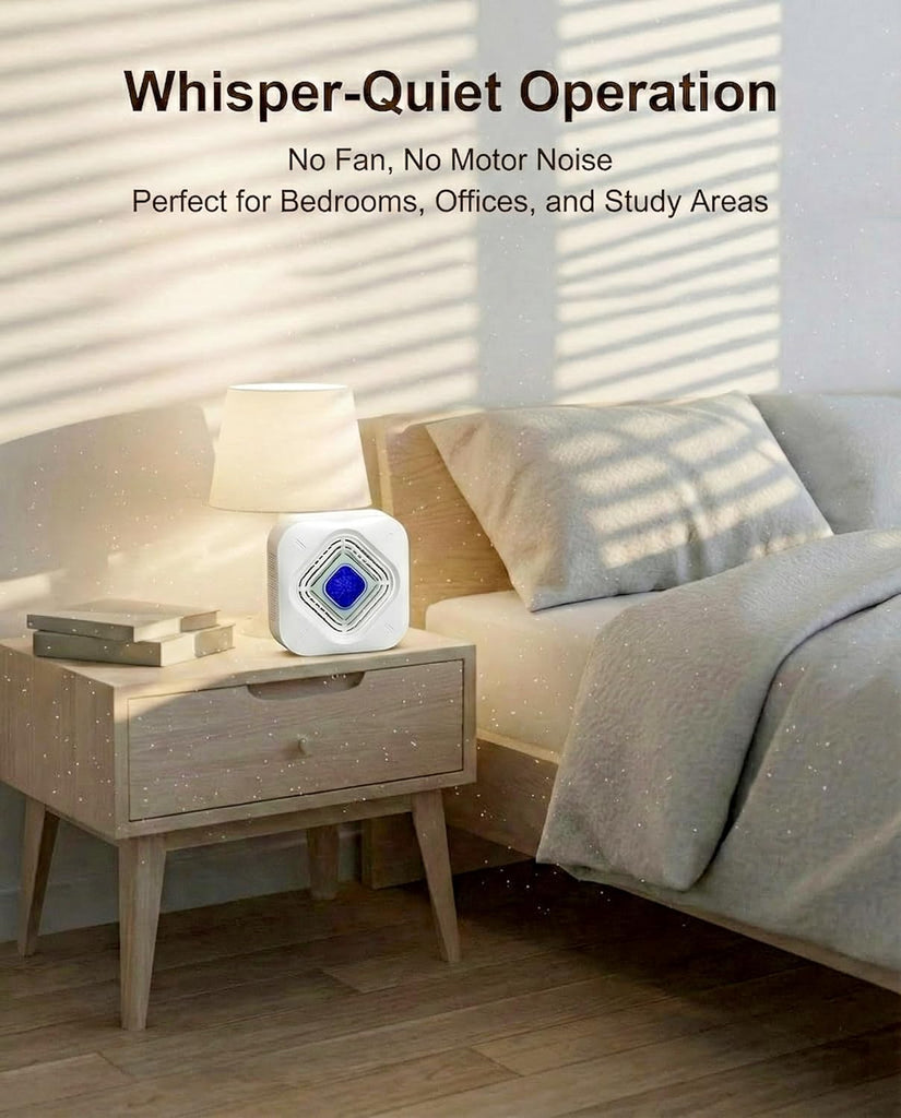 Dehumidifier for Bathroom with Color-Changing Beads, Rechargeable Small Dehumidifier for Closet