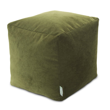 Goods Fern Villa Indoor Bean Bag Ottoman Pouf Cube 17" L x 17" W x 17" H