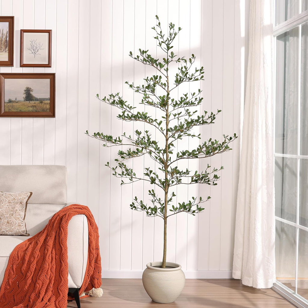 6ft Shady Lady Faux Tree, Artificial Black Olive Tree