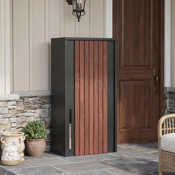 Large Parcel Drop Box - Fully Assembled Package Delivery Box with Rear Access