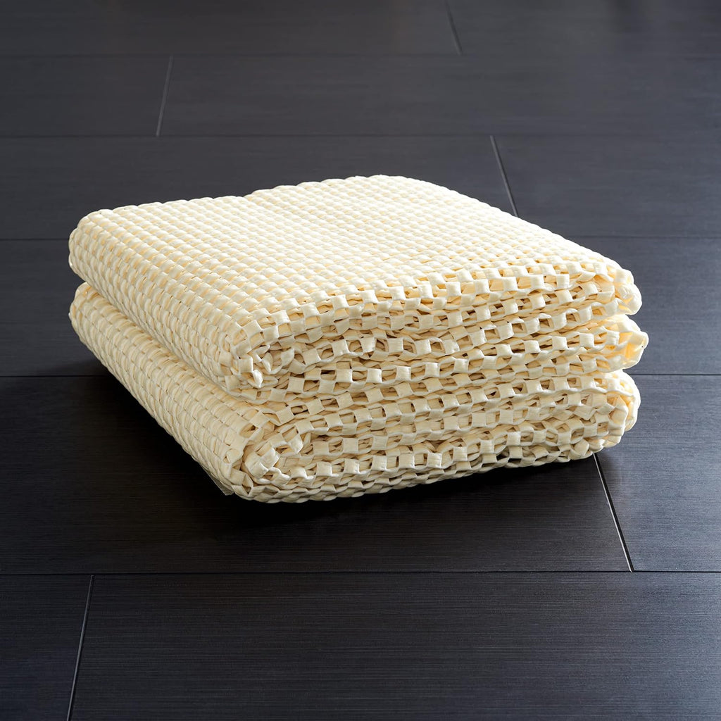 Non Slip Anti Skid Grippy Stay in Place Rug Pad Under Carpet, Stable on All Hard Floors (8' Runner) - Set of 2