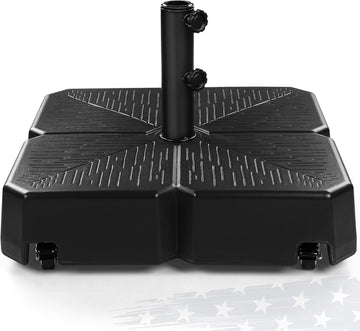 Umbrella Base with Wheels, 120 LBS Heavy Duty Patio Umbrella Stand
