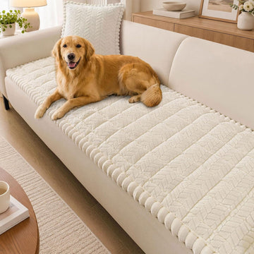 Couch Cover for Dogs, Non Slip Fuzzy Pet Sofa Covers Washable