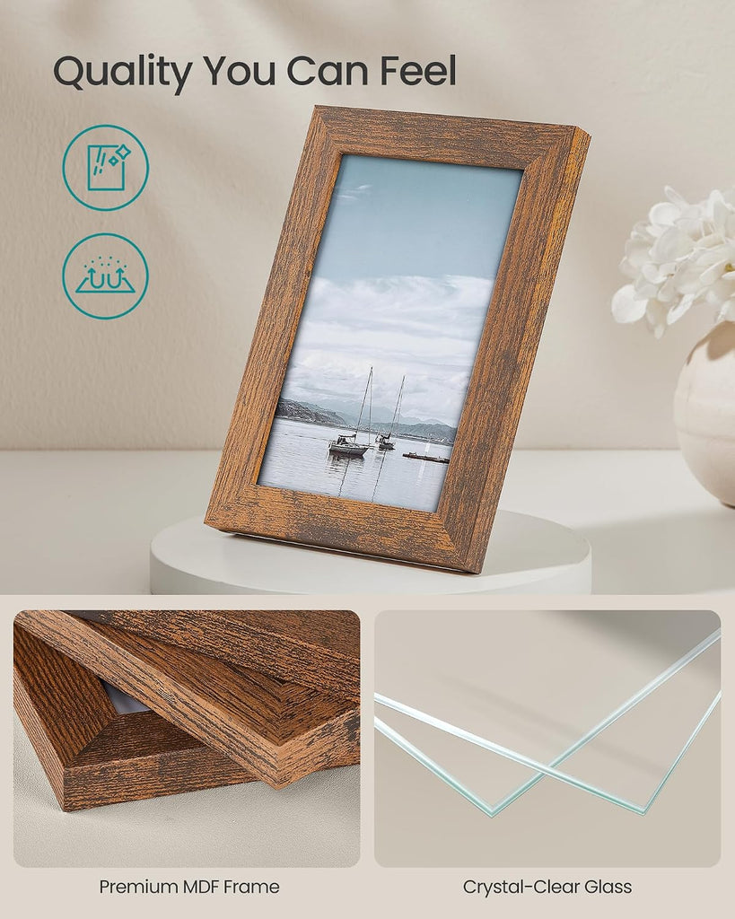 Collage Picture Frames, Set of 10, Glass