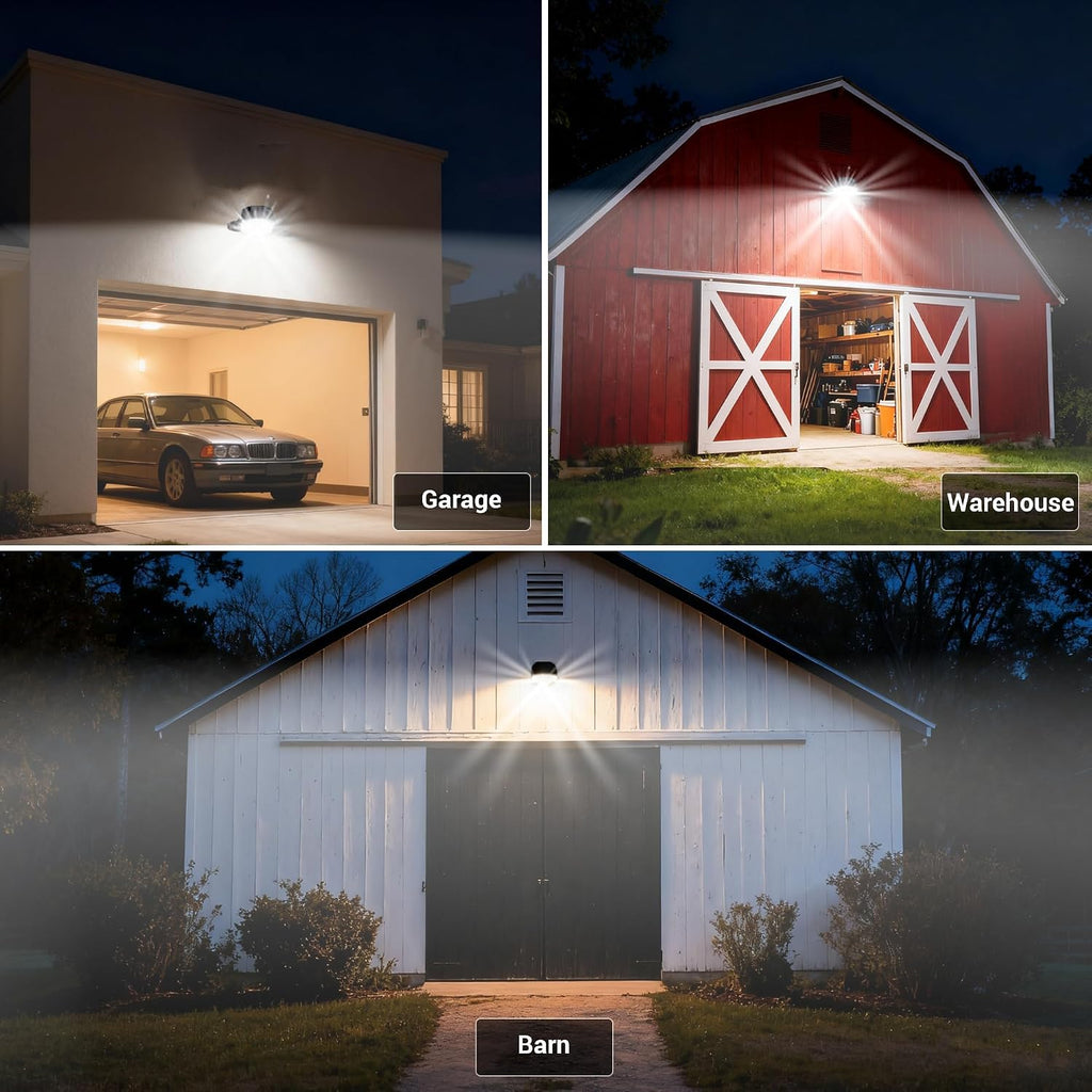 LED Barn Light Dusk to Dawn with Photocell, 55W 7500LM 5000K Daylight, 500W Incandescent/200W HID Replacement