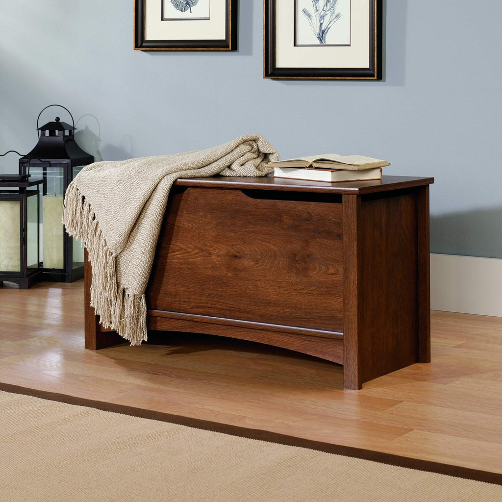 Shoal Creek Storage Chest, Toy Storage Chest , Storage Trunk, in Oiled Oak