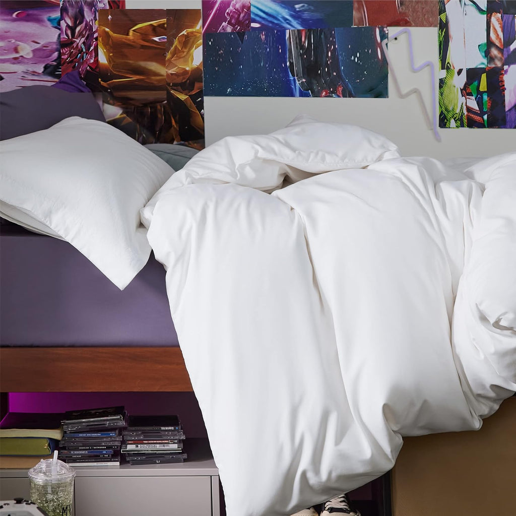 Duvet Cover King - Soft Double Brushed Bedding Set for Kids & Adults, Zipper Closure, 3 Pieces, Includes 1 Duvet - Set of 3