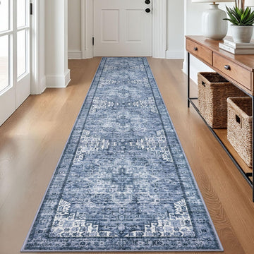 2x12 Washable Runner Rug Non Slip Soft Area Rug Kitchen