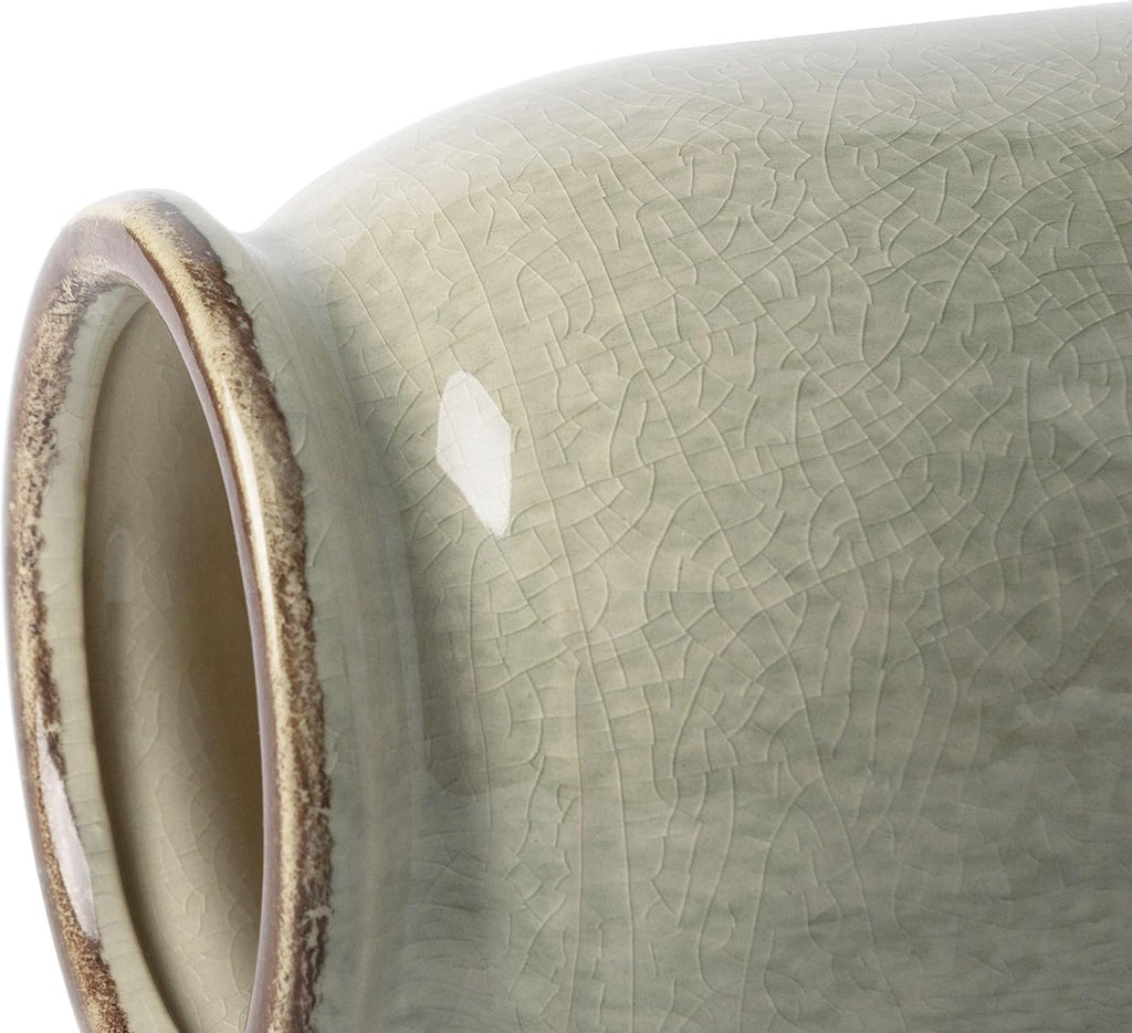 Rustic Large Green Vase