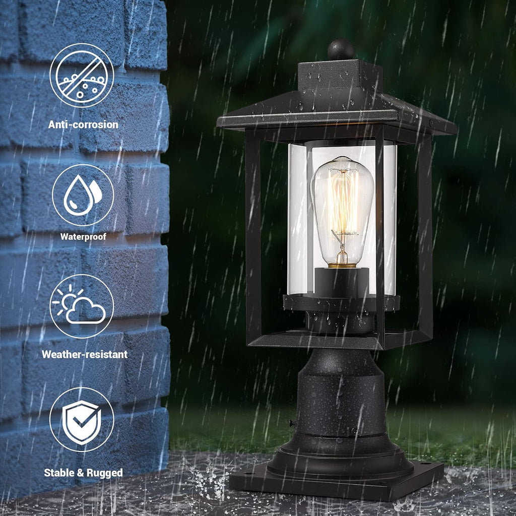 Outdoor Post Light, Exterior Post Lantern Lamps, Pathway Post Lighting Fixture