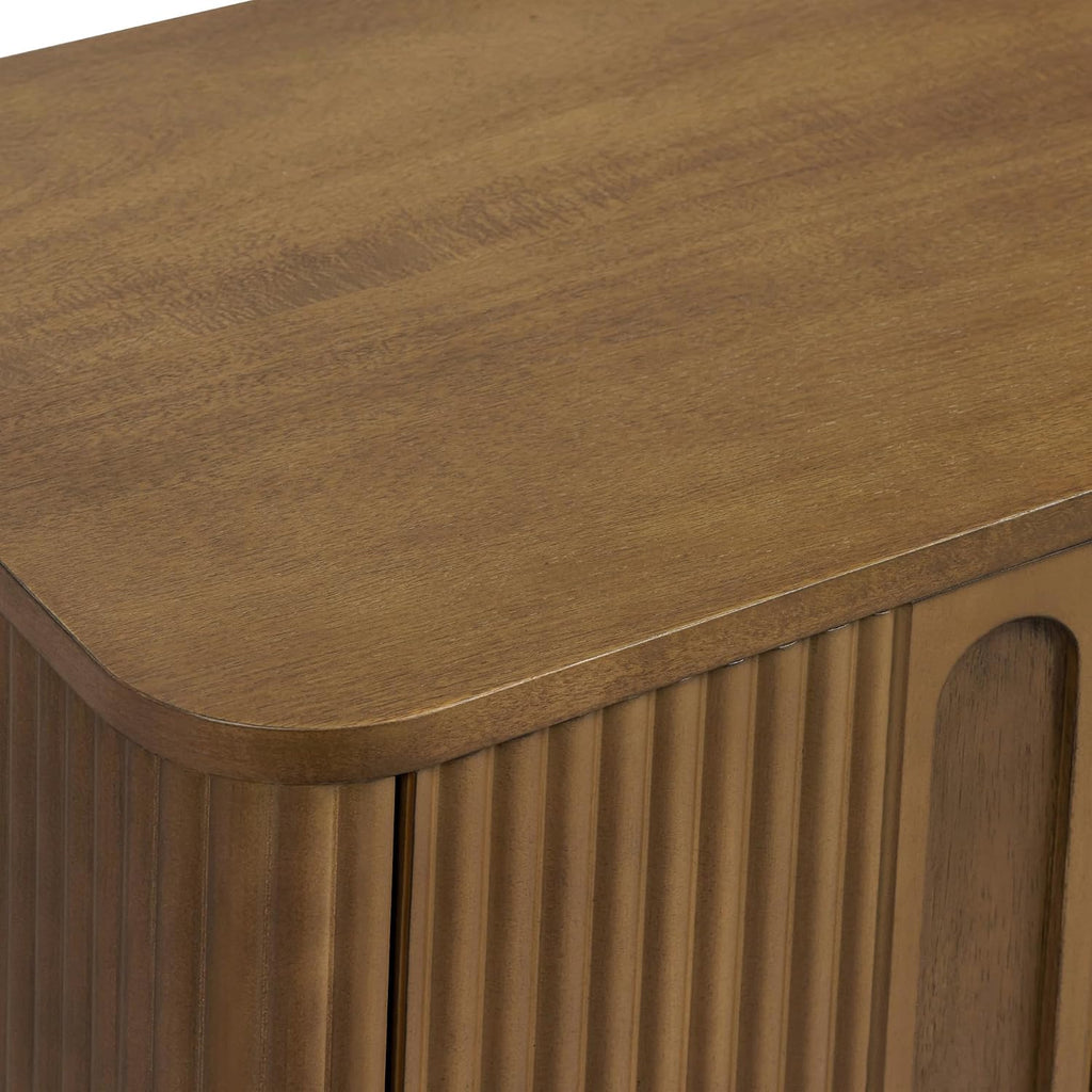 20'' W Modern Storage 2-Drawer Push to Open Nightstand with Solid Wood Frame, Bedside Table Bedroom Furniture