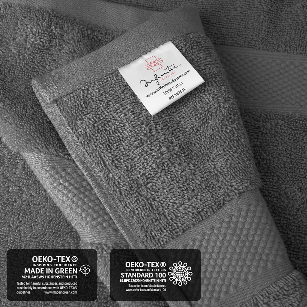 Jumbo Bath Sheets Towels for Adults - 600 GSM (35X70 Inches)- 100% Ring Spun Cotton, Soft and Absorbent Large Bath