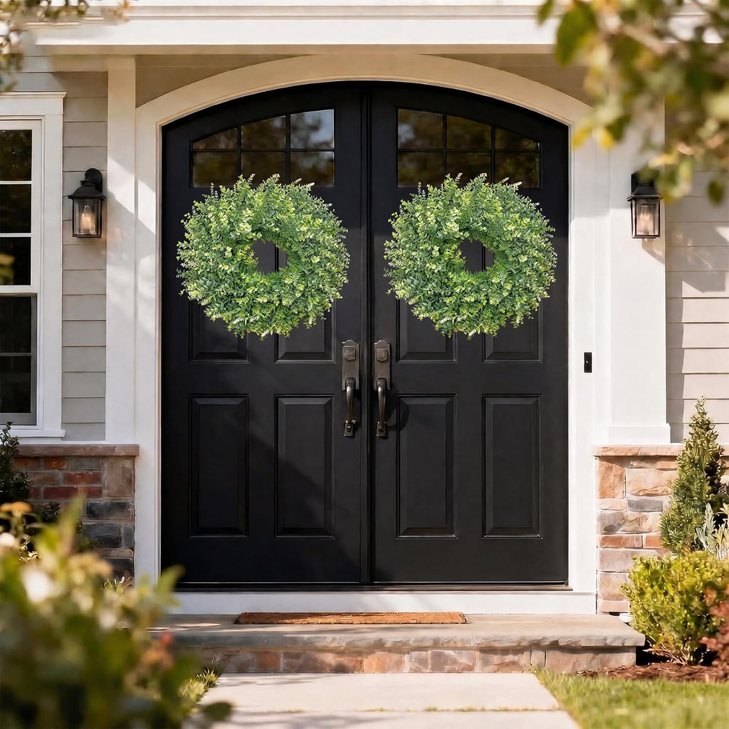 26" Eucalyptus Wreath for Front Door,Artificial All Season Decor