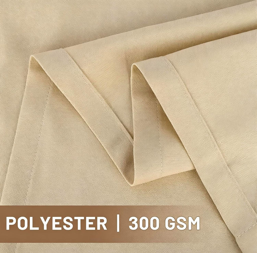 Waterproof Outdoor Curtains 300 GSM , Premium Thermal Insulated Privacy Assured Thick Outside Curtains for Porch