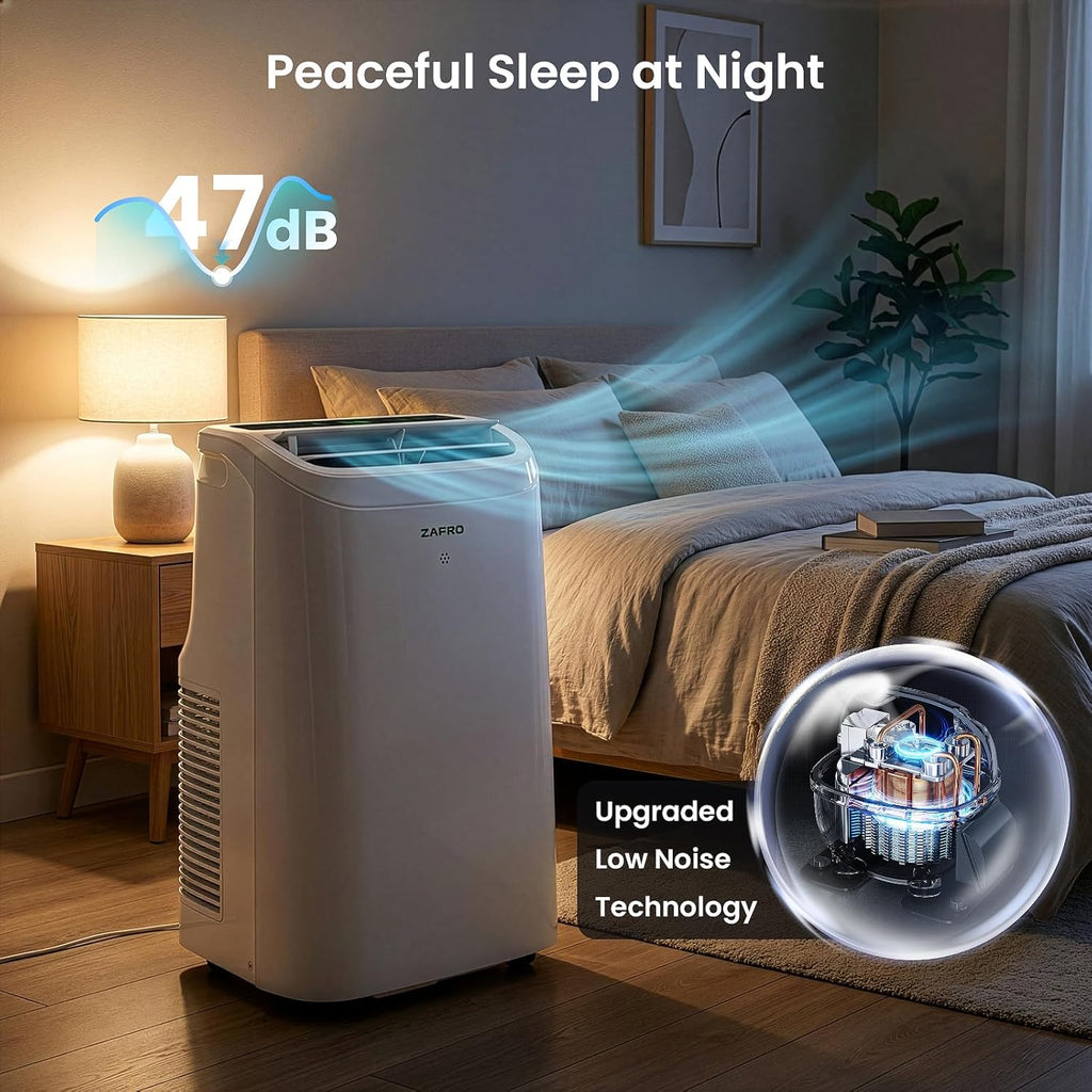 Portable Air Conditioners, 10000 BTU (6000 BTU SACC), Portable AC with Drainage-free Cooling, Fan & Dehumidifier