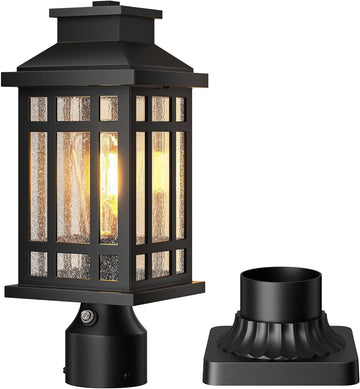 Dusk to Dawn Outdoor Post Lights, Aluminum Hard-Wired Outdoor Lamp Post