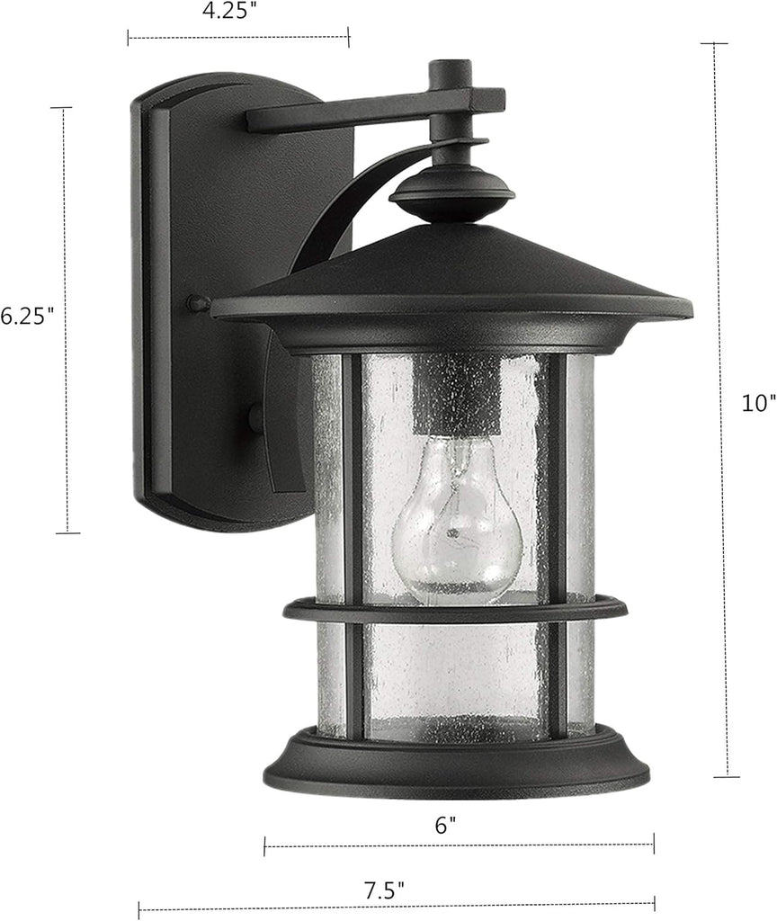 100W Max Modern Industrial Outdoor Sconce Lantern