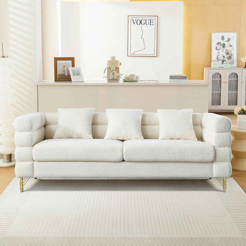Luxury Teddy Sofa Set for Living Room, Modern Decor Furniture Sectional Sofa