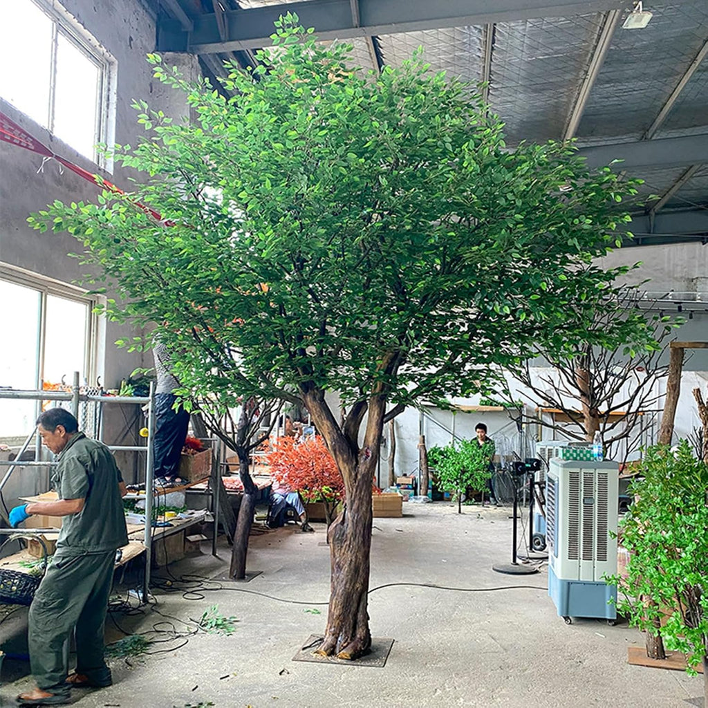 Large Fake Olive Tree Faux Olive Tree 6-10ft, House Office Décor, Olive Trees Artificial Indoor Plant with Natural