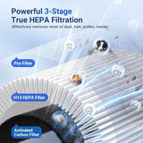Air Purifiers for Home Large Room up to 1095ft², H13 HEPA Filter Air Cleaner for Pets Bedroom Remove