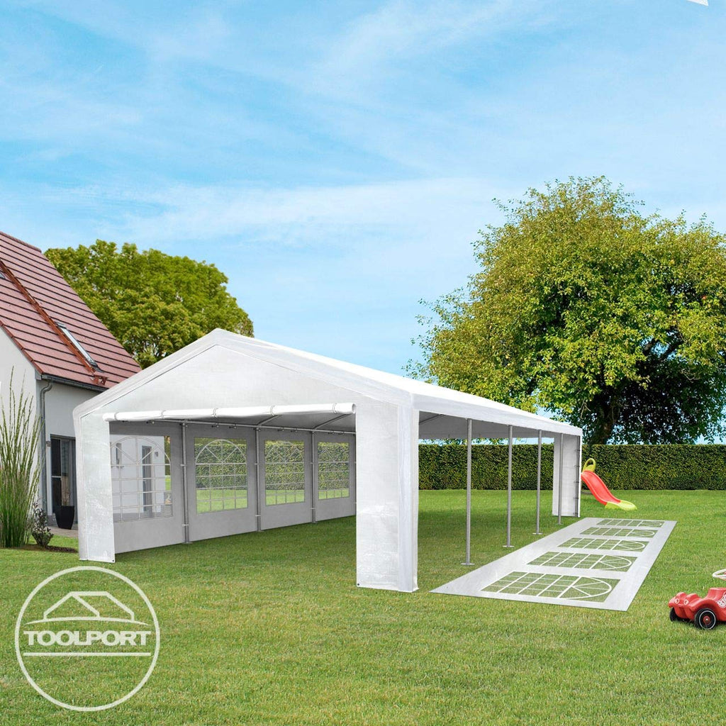 10x7 ft Canopy Party Tent, White